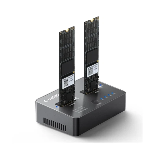 M.2 NVMe/SATA克隆器，雙槽離線克隆M.2 NVMe/SATA基座