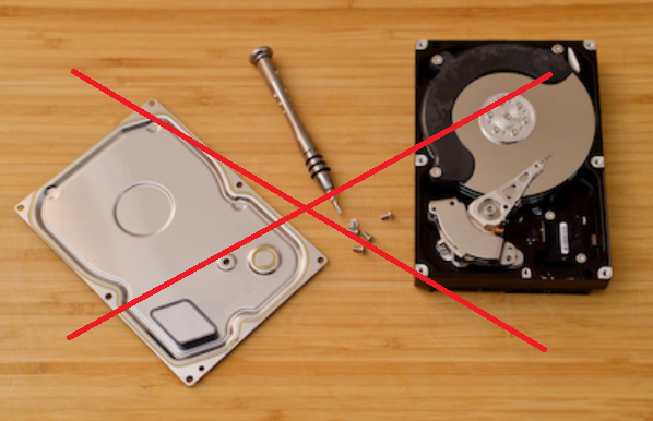 不要打開你的硬碟