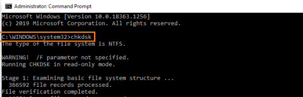Windows Chkdsk 磁盤修復工具