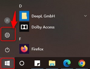 Windows 中的設定