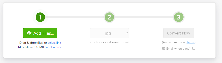 在 Zamzar 上將 PDF 轉 JPG